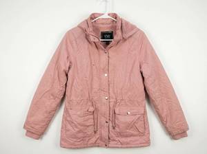 lot 4618 image: YMI Collection Pink Quilted Parka Jacket XLEG