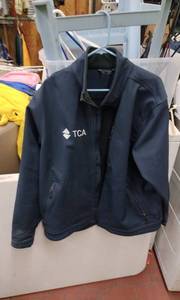 lot 4633 image: TCA Full-Zip Fleece Jacket Navy