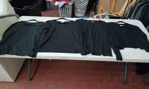 lot 4643 image: Lot of 4 Black Shirts
