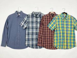 lot 4644 image: Mens Button-Up Shirts Lot - Four Assorted