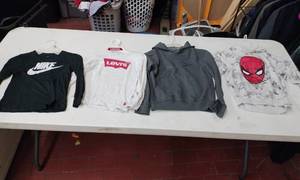 lot 4656 image: Kids Clothing Bundle - Nike, Levis, Spiderman (Size 7) (4ct)