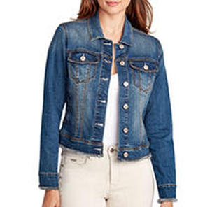 lot 4666 image: Nine West Denim Jacket Size L Model 80339680-Z02