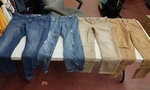 lot 4671 image: Lot of 4 Pairs Mens Jeans & Khakis �� Various Brands