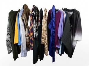 lot 4678 image: Clothing Lot Mixed Styles Jackets Tops Pants