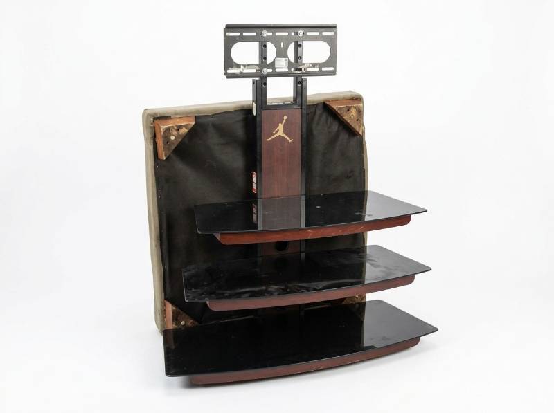 lot 3629 image: GE Wall Mount TV Stand Medium Fixed Position 110 lb