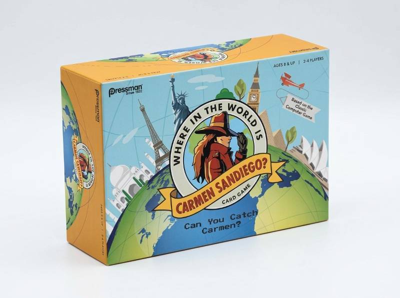 lot 3830 image: Pressman Toys Where in the World is Carmen Sandiego Board Game