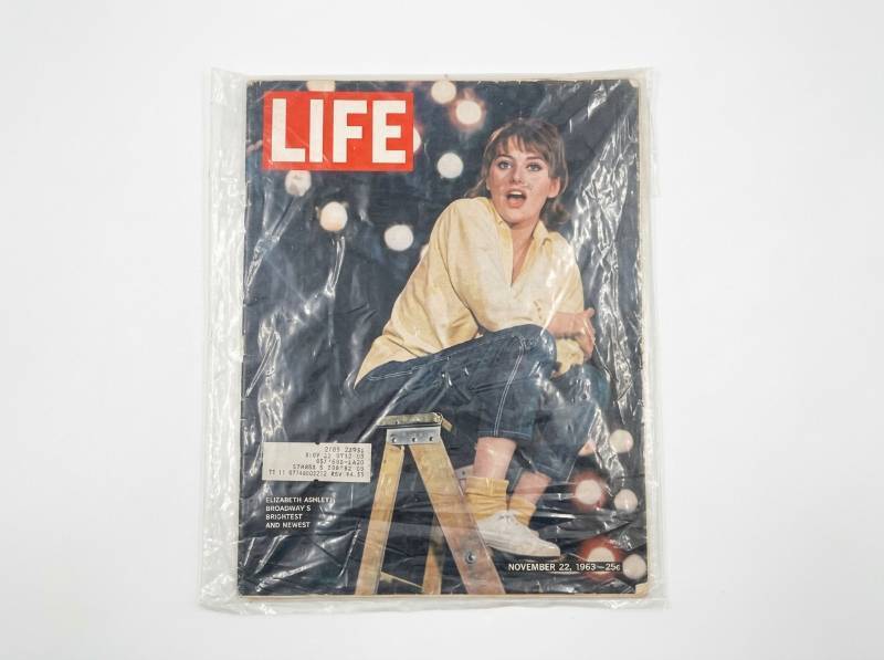 lot 3835 image: Life Magazine November 22, 1963 - Elizabeth Ashley Broadways brightest and new
