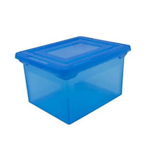 lot 4118 image: Office Depot Plastic Letter and Legal File Tote 140073