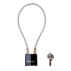lot 4137 image: Master Lock Cable Gun Lock Keyed Different