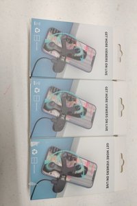 lot 4173 image: Phone Holder with Auto Clicker for Live Streaming - 3 Ct