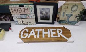 lot 4181 image: Set of 4 Wall Art Pieces