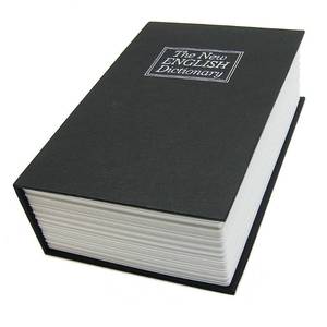 lot 4193 image: BlueDot Trading Dictionary Book Safe with Key Lock