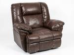 Brown Leather Recliner Chair