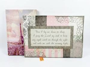 lot 4003 image: Set of 4 Wall Art Canvas Prints