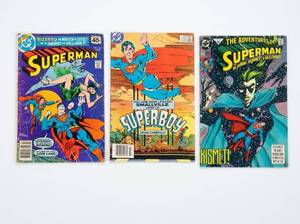 lot 4023 image: DC Comics Superman Comic Books Lot of 3