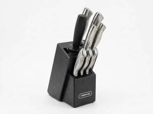 lot 4038 image: Farberware Knife Block Set with Stainless Steel Blades