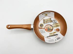 lot 4042 image: Tekno Copper Cook Pan Skillet 9 Inch