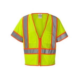 lot 4046 image: Kishigo Unisex Mesh Surveyors Vest Lime XL