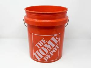 lot 4049 image: Home Depot 5 Gal Plastic Bucket with Handle