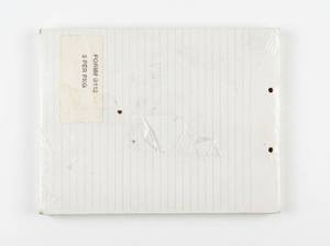 lot 4063 image: 5 Pads of Lined White Paper Sheets (2 Ct)