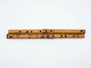 lot 4073 image: set of Handcrafted Wooden Flutes