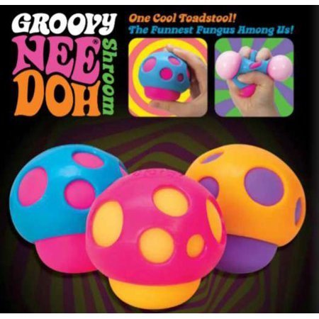 lot 63861 image: Schylling NeeDoh Groovy Shroom Stress Ball