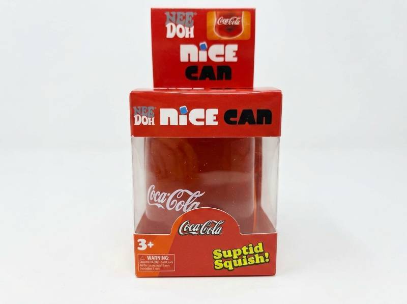 lot 63923 image: Coca-Cola Nee Doh Nice Can Squish Toy by Schylling