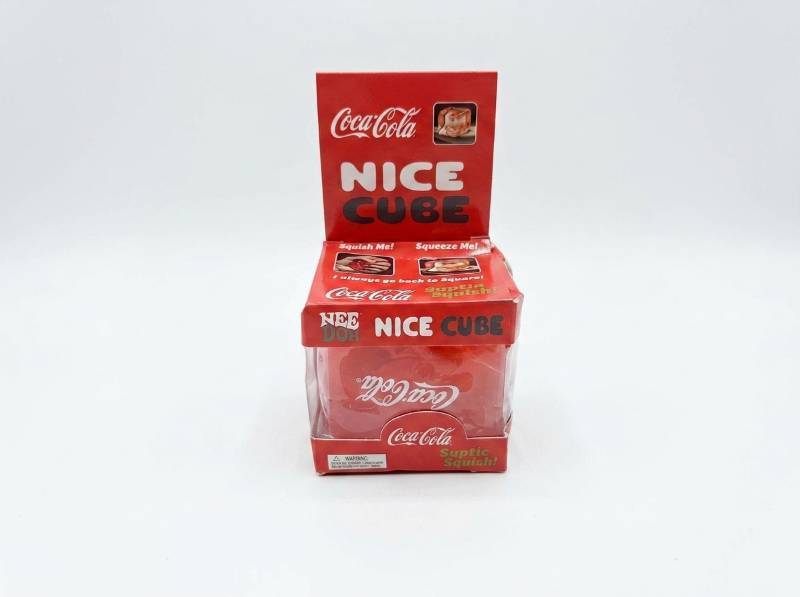 lot 63940 image: Coca-Cola Nee Doh Nice Cube Squishable Toy