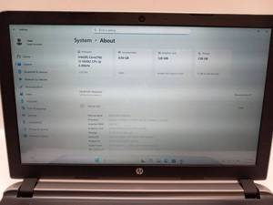 HP Pavilion 15.6 Inch Laptop Intel Core i3-5020U 8GB RAM 238GB Storage