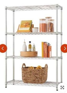 lot 11437 image: Trinity 4-Tier NSF Wire Shelving Rack 36x14x54