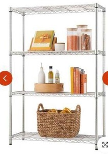 lot 11439 image: Trinity 4-Tier NSF Wire Shelving Rack 36x14x54