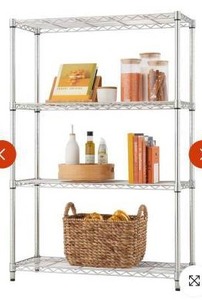 lot 11440 image: Trinity 4-Tier NSF Wire Shelving Rack 36x14x54