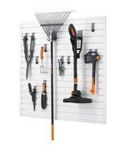lot 11503 image: Trinity 16 Sq Ft Modular Pegboard Tool Storage Set