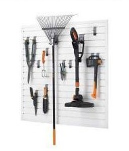 lot 11506 image: Trinity 16 Sq Ft Modular Pegboard Tool Storage Set