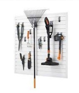 lot 11508 image: Trinity 16 Sq Ft Modular Pegboard Tool Storage Set
