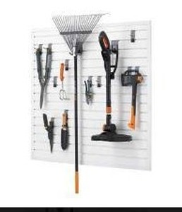 lot 11509 image: Trinity 16 Sq Ft Modular Pegboard Tool Storage Set