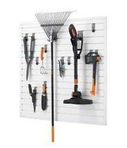 lot 11511 image: Trinity 16 Sq Ft Modular Pegboard Tool Storage Set