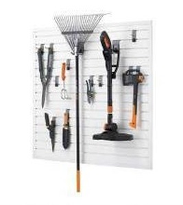 lot 11512 image: Trinity 16 Sq Ft Modular Pegboard Tool Storage System