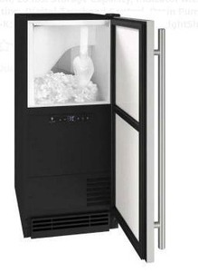 lot 11474 image: U-Line 15in Panel Ready Nugget Ice Machine, UHNB315-IS01A  Retail $5000