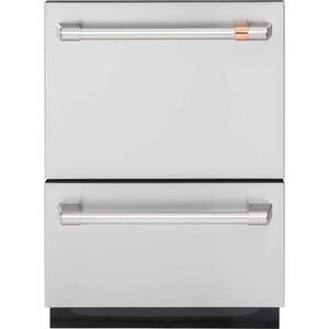 lot 11477 image: Cafe 24 Top Control Built-In Double Drawer Dishwasher  Retail $993