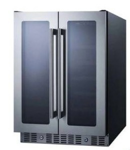 lot 11486 image: Summit ALFD24WBV 24 Wide 21 Bottle Beverage Center  Retail $2090
