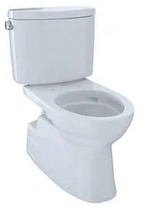 lot 11489 image: Toto Vespin Two-Piece Elongated 1.28 GPF Toilet  Retail $761.99
