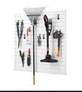 lot 11526 image: Trinity 16 Sq Ft Modular Pegboard Tool Storage Set