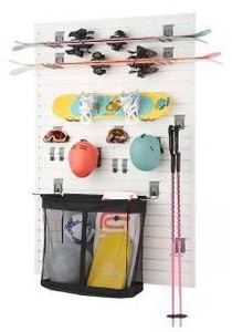 lot 11534 image: Trinity 24ft Wall-Mounted Sports Equipment Storage Rack (Incomplete)