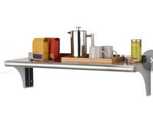 lot 11540 image: Trinity Stainless Steel Wall Shelf 36in
