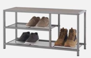 lot 11555 image: Trinity Shoe Rack Bench