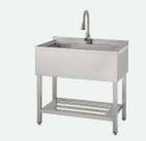 lot 11645 image: Trinity 36in NSF Stainless Steel Utility Sink