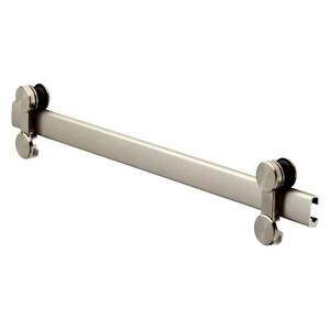 lot 11664 image: Delta Sliding Shower Door Track Assembly 48-60in Nickel  Retail $89.99