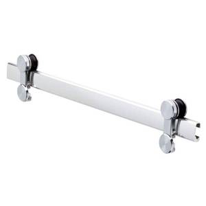 lot 11673 image: Delta SDLCS60-C-R Frameless Sliding Shower Door Track, 48-60 Inch