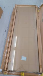 lot 11685 image: Glasswarehouse Glass Shower Door Panel, 77.75in x 25.5in x 38, (Glass Panel Only)